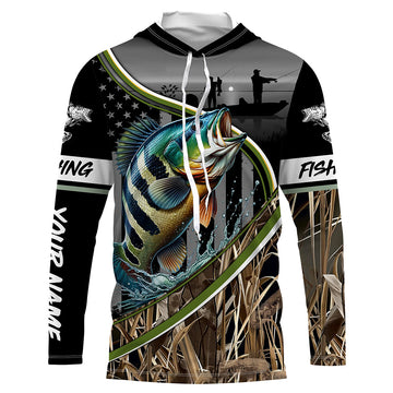 Peacock Bass Custom name Long Sleeve tournament Fishing for Fisherman TTN46