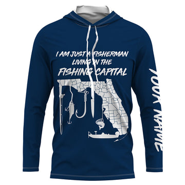 Just a fisherman living in the Fishing Capital UV protection performance fishing A28