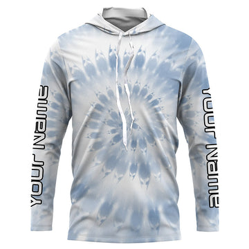 Custom spiral tie dye Long sleeve performance Fishing, Fishing gifts for Fishing lovers