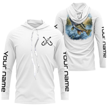 Custom Largemouth Bass Long Sleeve Tournament Fishing, Bass Uv Protection Fishing