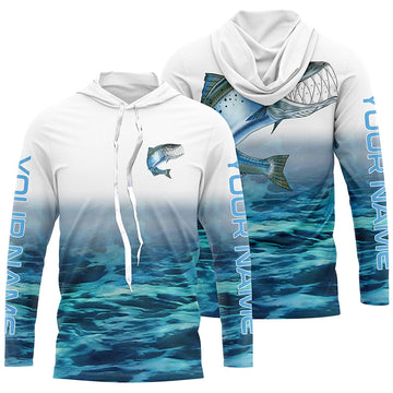 Custom Chinook King Salmon Tournament Long Sleeve Fishing, Salmon Performance Fishing