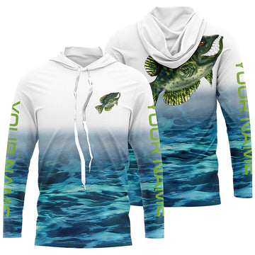 Custom Crappie Tournament Long Sleeve Fishing, Crappie Performance Fishing