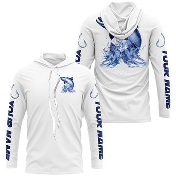 Chinook Salmon Long Sleeve Performance Fishing, Salmon Custom Fishing