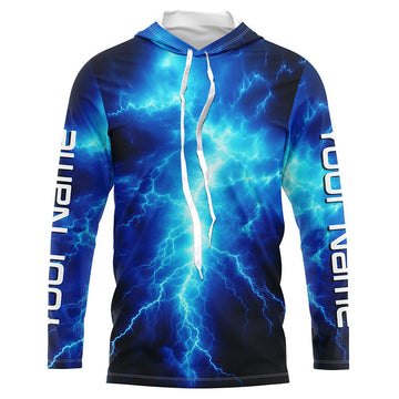Personalized Uv Protection Long Sleeve Tournament Fishing, Thunder Fishing