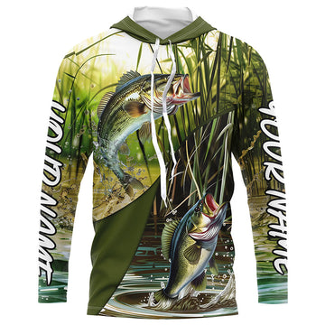 Largemouth Bass Fishing Custom 3D All Over Printed, Bass Tournament Fishing Gift Ideas