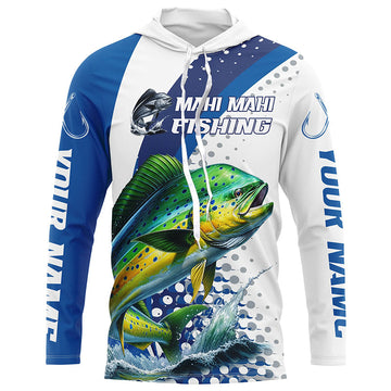 Mahi Mahi Fishing Custom Performance Fishing Gear, Mahi Mahi Long Sleeve Fishing