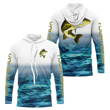 Angry Walleye Fishing Custom Long Sleeve Fishing, Walleye Tournament Fishing