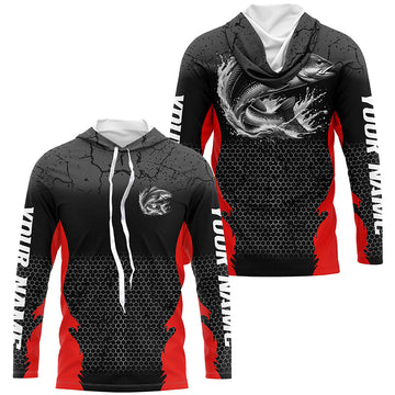 Personalized Redfish Fishing, Redfish Long Sleeve Tournament Fishing |Red