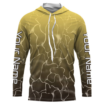 Walleye Fish skin Custom Long sleeve performance Fishing, Walleye Fishing