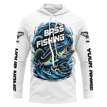 Custom Largremouth Bass Long Sleeve Tournament Fishing, Uv Protection Bass Fishing