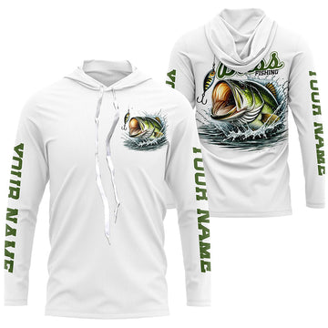 Personalized Largemouth Bass Fishing Long Sleeve Tournament Fishing, Bass Fishing