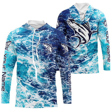 Custom Tuna Saltwater Fishing, Tuna Long Sleeve Perofmance Fishing