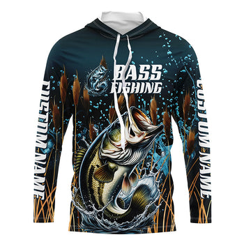 Bass Fishing Customized Long Sleeve Tournament Fishing, Largemouth Bass Fishing