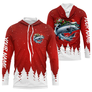 Chinook Salmon Fishing Custom Christmas Fishing, Xmas Fishing Gifts, Women And Kids