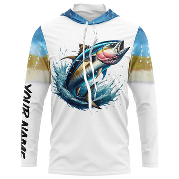 Tuna Fishing Scales Custom long sleeve Fishing, personalized Tuna fishing apparel NQS578