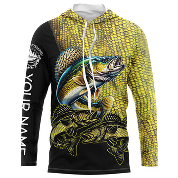 Walleye fishing customize name all over print personalized fishing gift NQS228