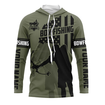 Carp hunter bowfishing American flag Custom UV sun protection Long sleeve Fishing NQS4621