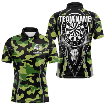 Deer Skull Darts Board Green Camo Darts, Custom Team Darts NQS9636