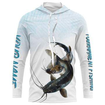 Blue catfish tournament fishing customize name all over print personalized gift NQS196