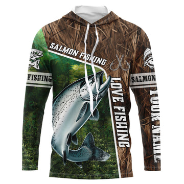 Personalized Chinook Salmon Fishing, Love Fishing Camo fish on 3D All Over Printed NQS5899