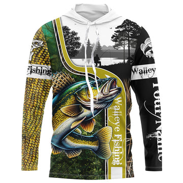 Walleye Fishing Customize name 3D All Over Printed Personalized Fishing Gift - NQS224