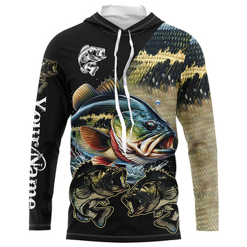 Largemouth Bass Fishing Scale Customize Name All Over Printed Personalized Fishing Gift NQS230