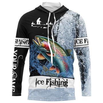 Rainbow Trout Ice Fishing 3D All Over Printed For Fisherman, gift for fishing lovers NQS303