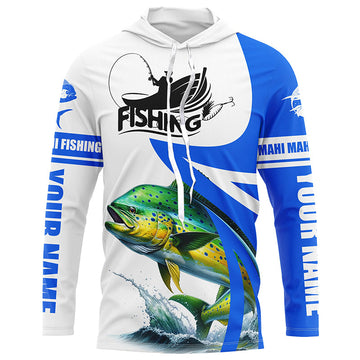 Mahi mahi fishing Custom sun protection long sleeve fishing, Dorado fishing | Blue NQS5320
