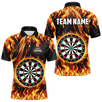 Flame Darboard Fire Pattern Custom Women Darts Team NQS9459