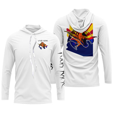 Arizona fishing fish reaper skull personalized custom name sun protection long sleeve fishing NQS3845