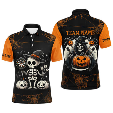 Funny Skeleton Halloween Darts Custom Halloween Gifts For Darts Player