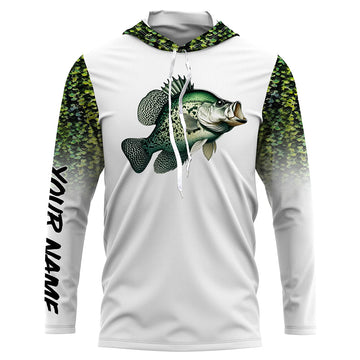 Crappie Fishing green scales 3D All Over print personalized fishing apparel NQS575