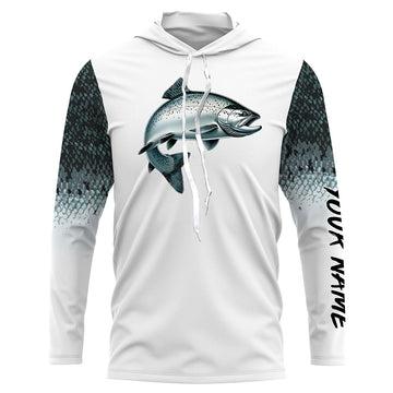 Chinook Salmon Fishing Custom long sleeve Fishing, personalized King salmon fishing apparel NQS577