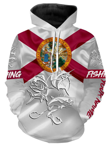 Offshore Slam Mahi mahi, Tuna, Sailfish fishing Florida State Flag custom name 3D All Over print NQS465