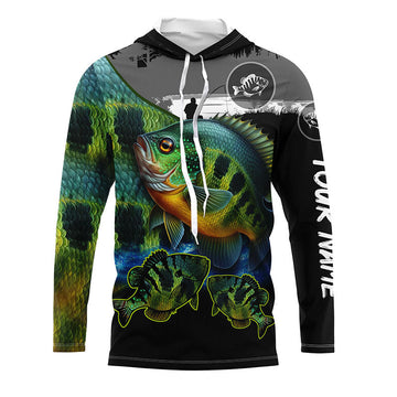 Bluegill fishing scales customize performance long sleeves Fishing, Bluegill fishing NQS5654