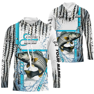 Striped Bass fishing scales custom Striper fishing team, Striped Bass fishing apparel NQS9143