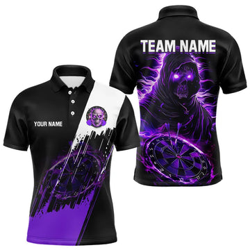 Black and Purple Skull reaper Dart, Custom Darts Team NQS9509