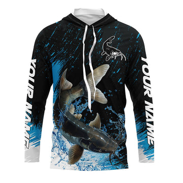 Personalized Catfish fishing Long Sleeve Performance Fishing custom Catfish fishing NQS7619