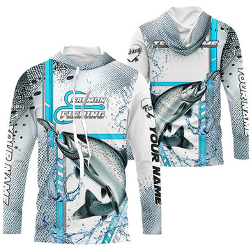 Chinook Salmon fishing scales custom Salmon fishing team, Salmon fishing apparel NQS8746