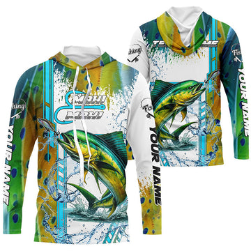 Mahi Mahi fishing green scales custom Mahi mahi fishing team, Dorado fishing apparel NQS8747