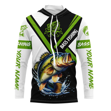 Personalized Bass Fishing, Bass Fishing Long Sleeve Fishing tournament NQS2410