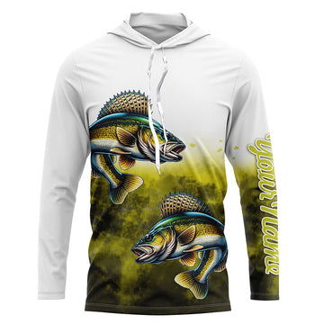 Walleye Fishing custom UV protection Fishing, Walleye fishing NQS649