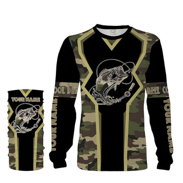 Bass tattoo Fishing Dad Fishing gifts for Dad Like a Normal Dad But Cooler custom Name Full printing FSD1754