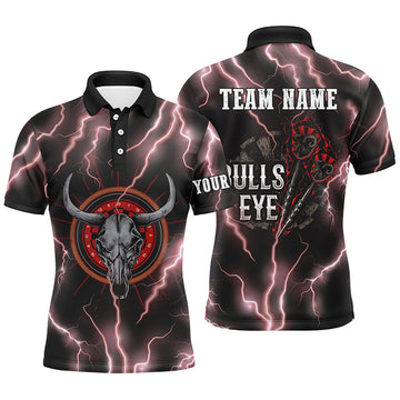 Red Lightning Thunder Bull Skull Darts Bulls Eye Darts