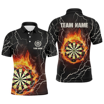 Mens Flame Darts Personalized Lightning Thunder Darts