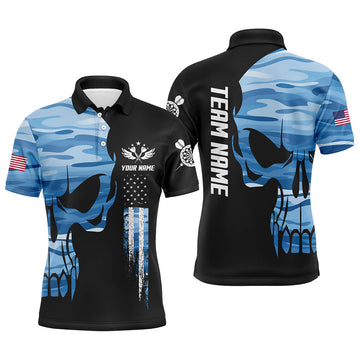Blue Camo Skull American Flag Darts Custom Patriotic Dart