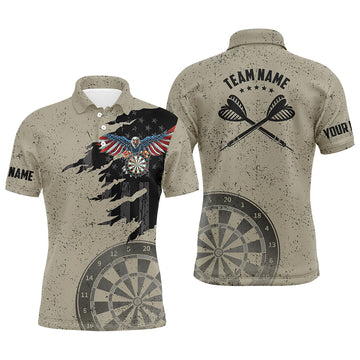 Eagle Retro American Flag Patriotic Darts Grunge Custom Men Dart