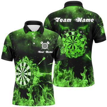 Green Fire Flame Darts Custom Darts Dart