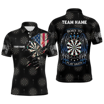 Born To Play Darts American Flag Custom Dart Patriotic Women Dart