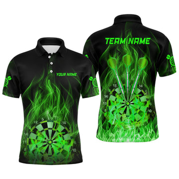 Green Fire Flame Dartboard Darts Custom Dart Dart